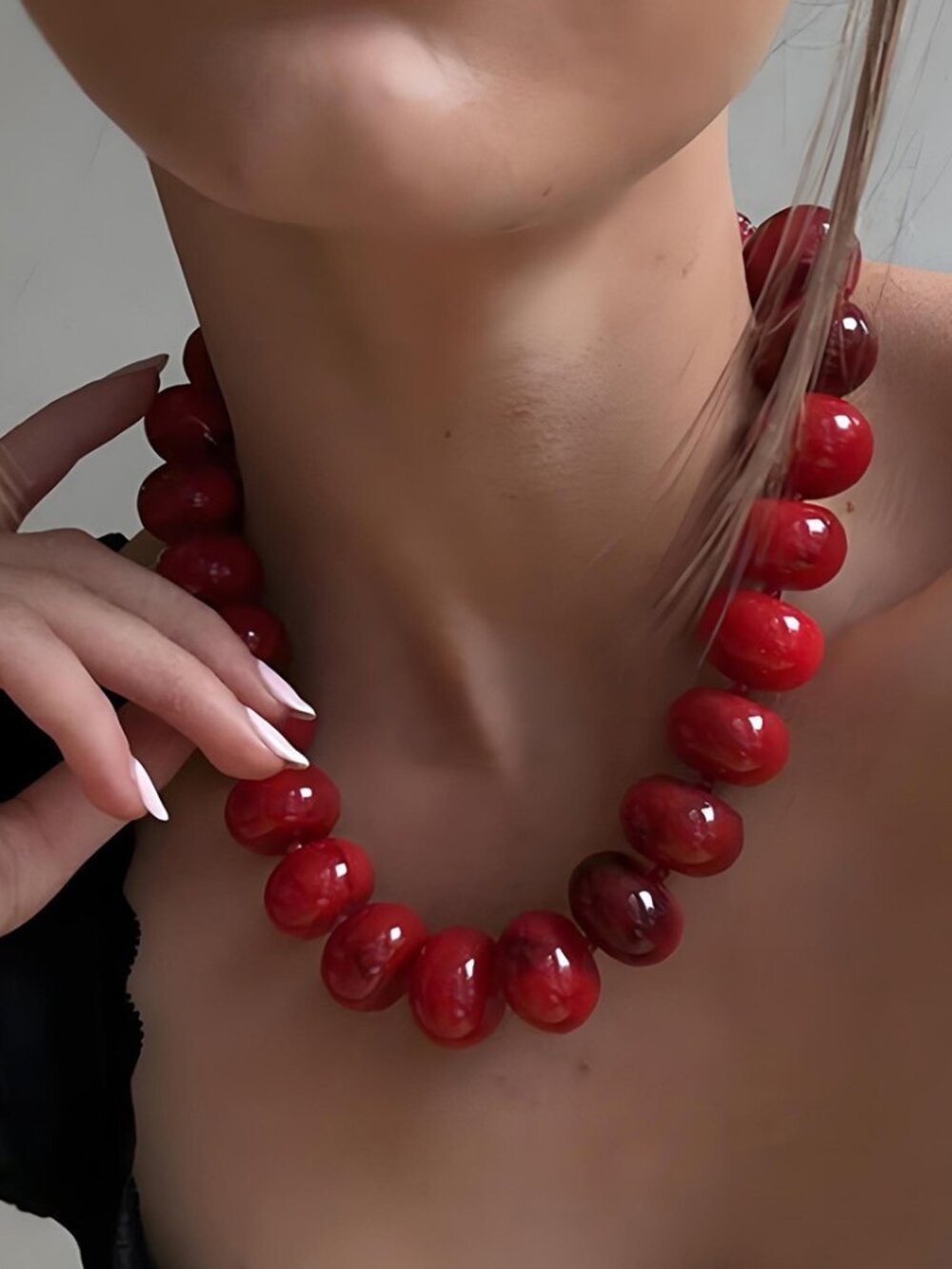 Chunky Beaded Bohemian Necklace | Bold Boho Statement Jewelry for Women